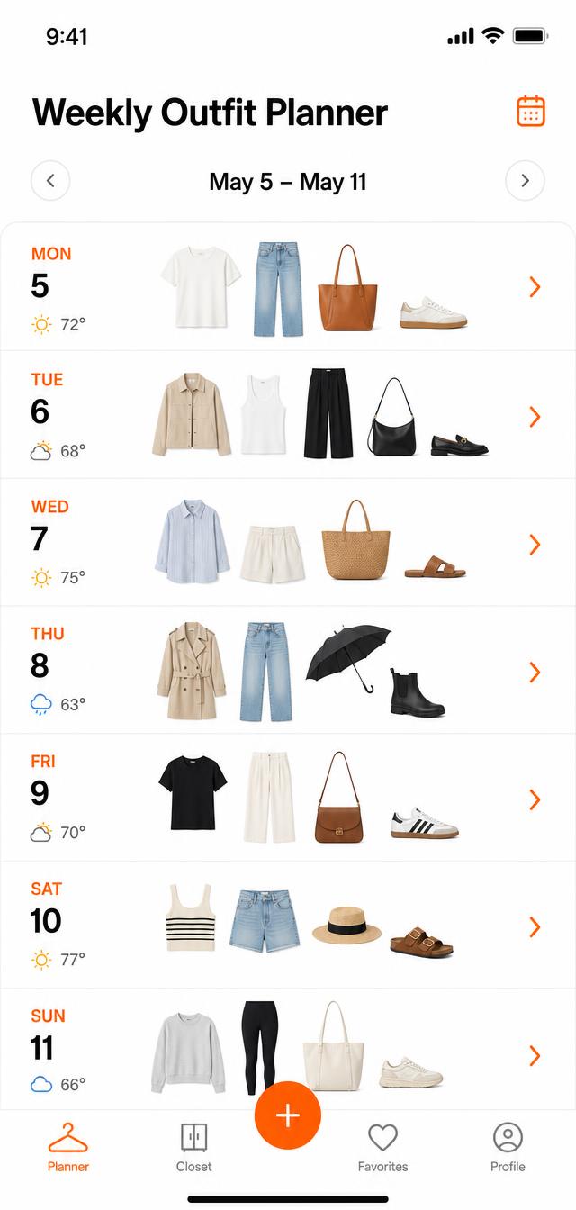 Weekly planner